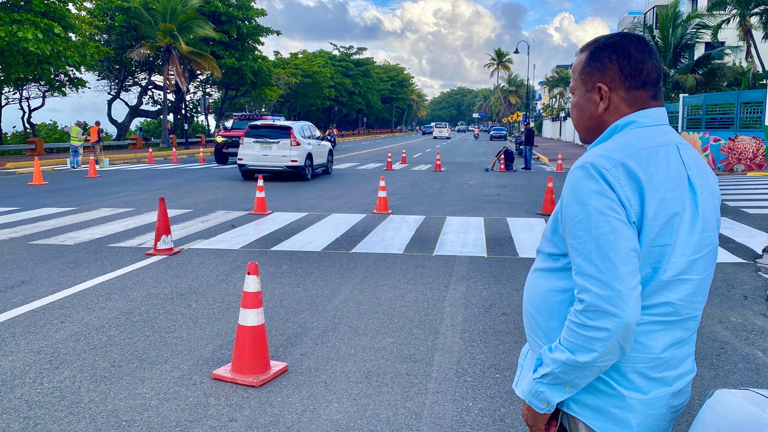 AYUNTAMIENTO DE PUERTO PLATA CONTINUA OPERATIVO DE SEÑALIZACIÓN VIAL EN SEMANA SANTA